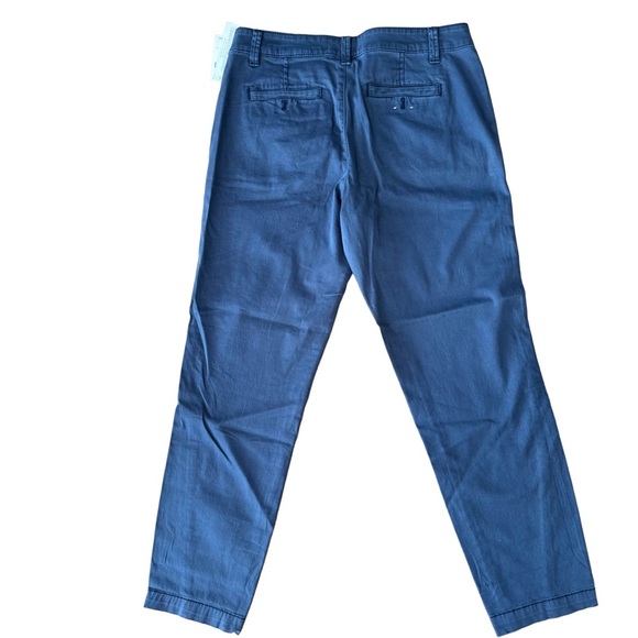 NWT Anthropologie Navy Relaxed Fit Chino Size 28 (US 6) - Picture 4 of 5